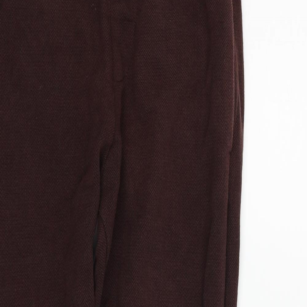 Zara Womens Brown   Jogger Trousers Size S L29 in