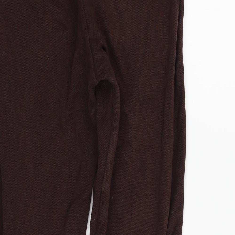 Zara Womens Brown   Jogger Trousers Size S L29 in
