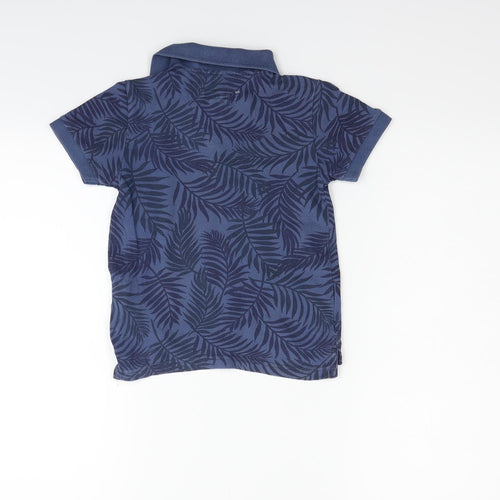 H&M Boys Blue   Basic Button-Up Size 5-6 Years