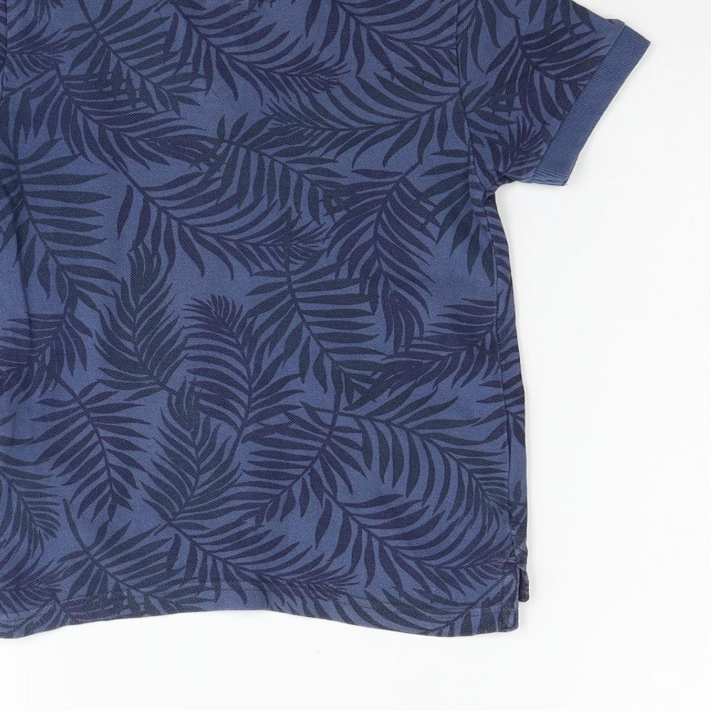 H&M Boys Blue   Basic Button-Up Size 5-6 Years