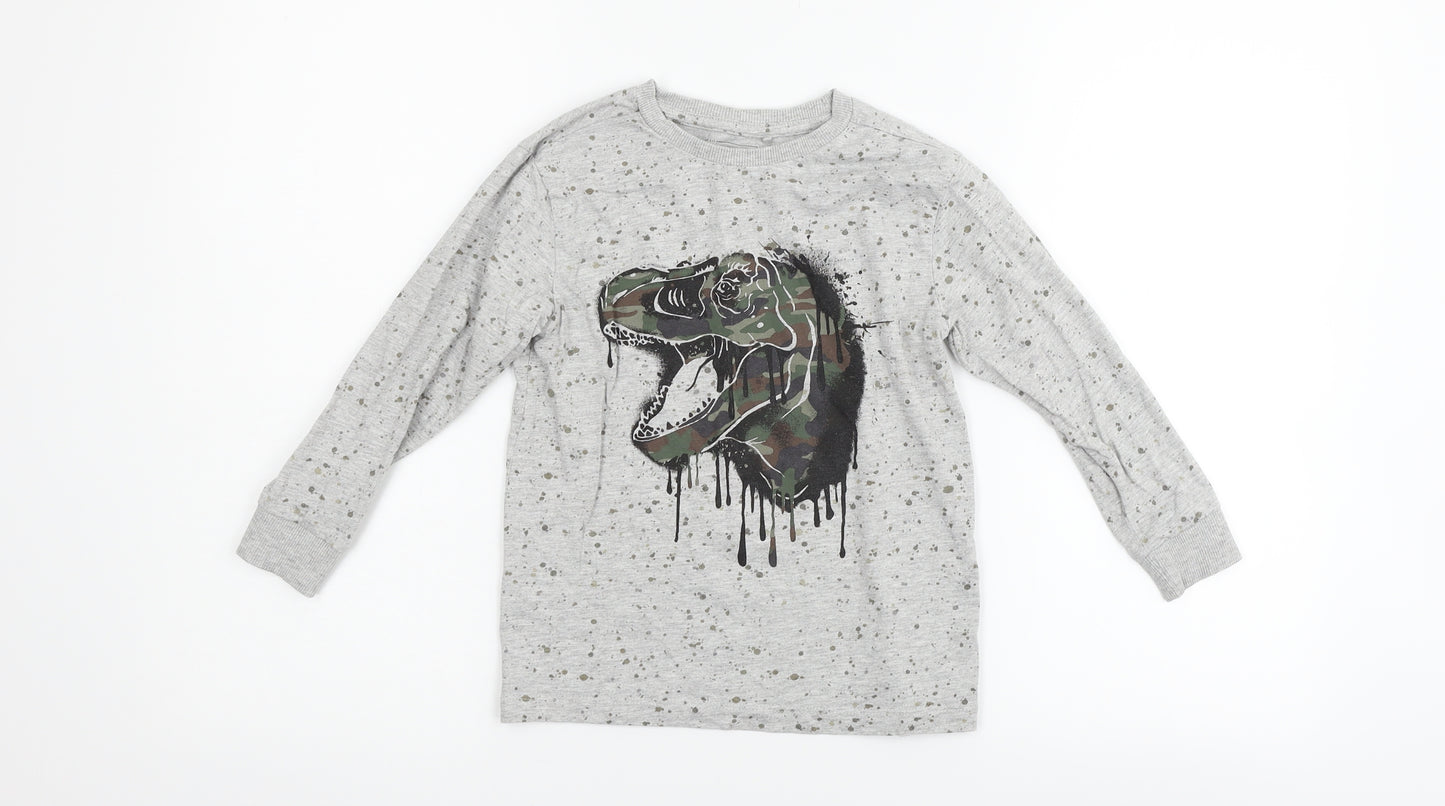 NEXT Boys Green   Pullover Jumper Size 5 Years  - DInosaur