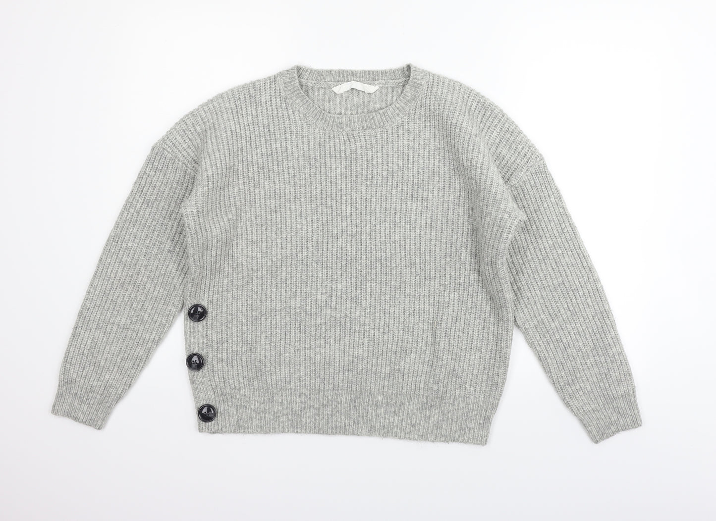 Primark Womens Grey   Pullover Jumper Size M