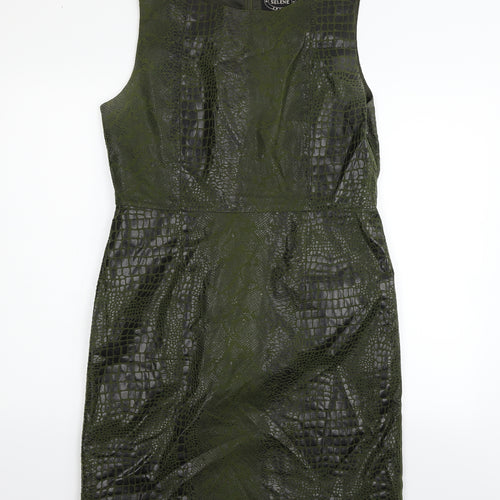 Selene Womens Green   Fit & Flare  Size L