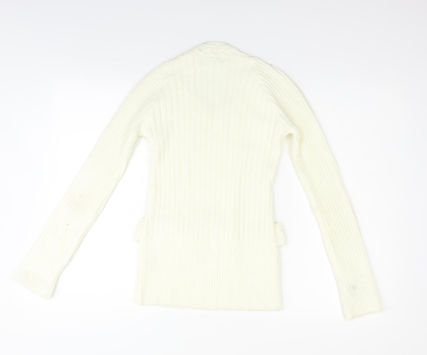 Jane Norman Womens White   Pullover Jumper Size 10