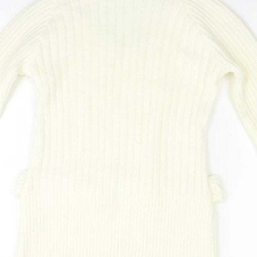 Jane Norman Womens White   Pullover Jumper Size 10