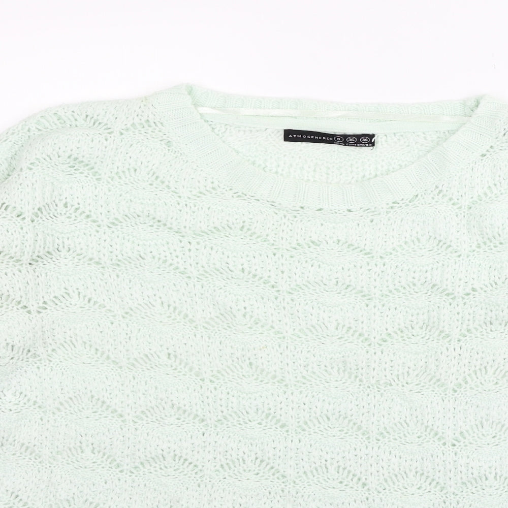 Atmosphere Womens Green   Pullover Jumper Size 8