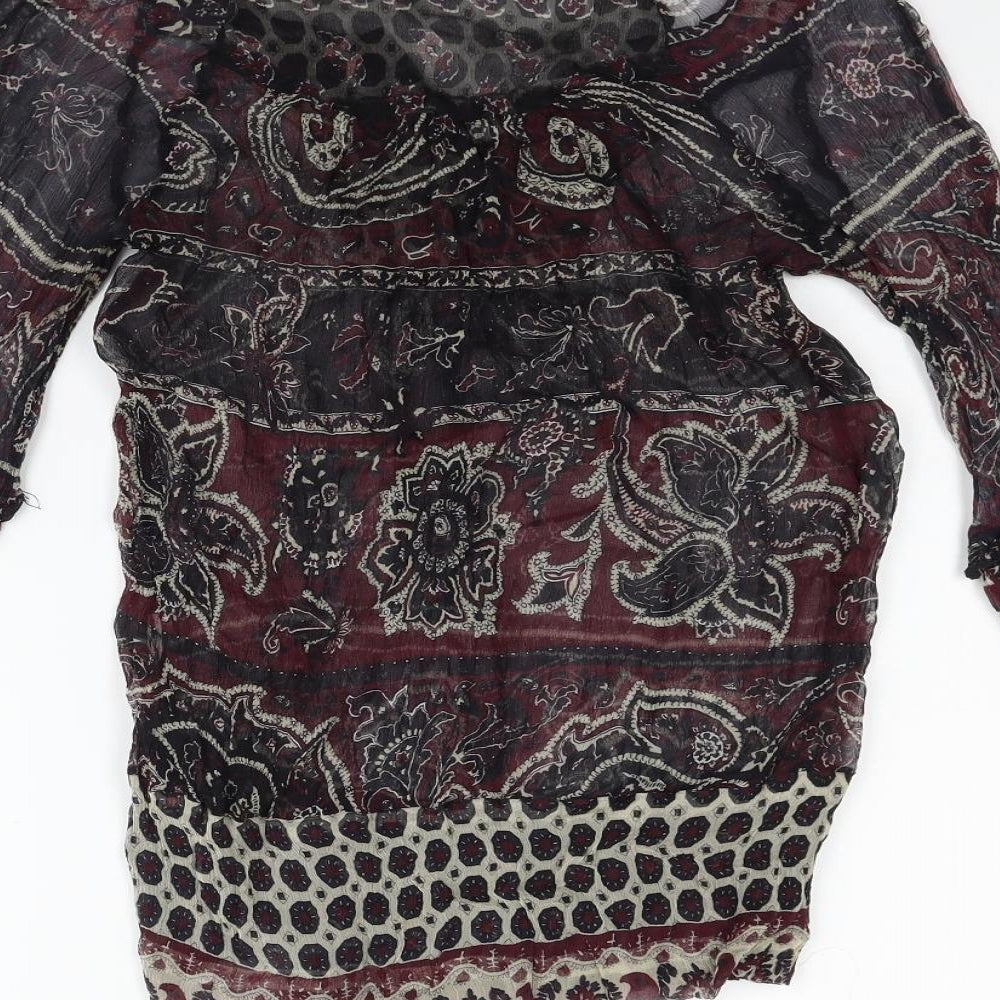 Zara Womens Purple   Basic Blouse Size M