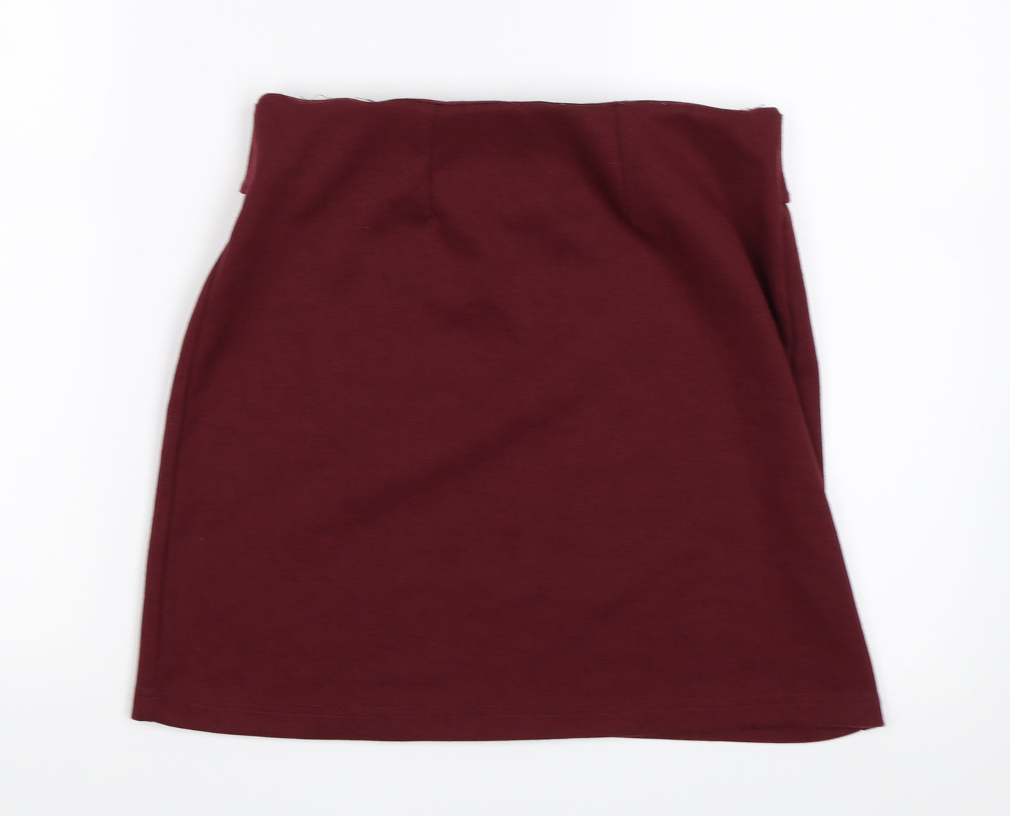 Preworn Womens Red   Mini Skirt Size 27 in