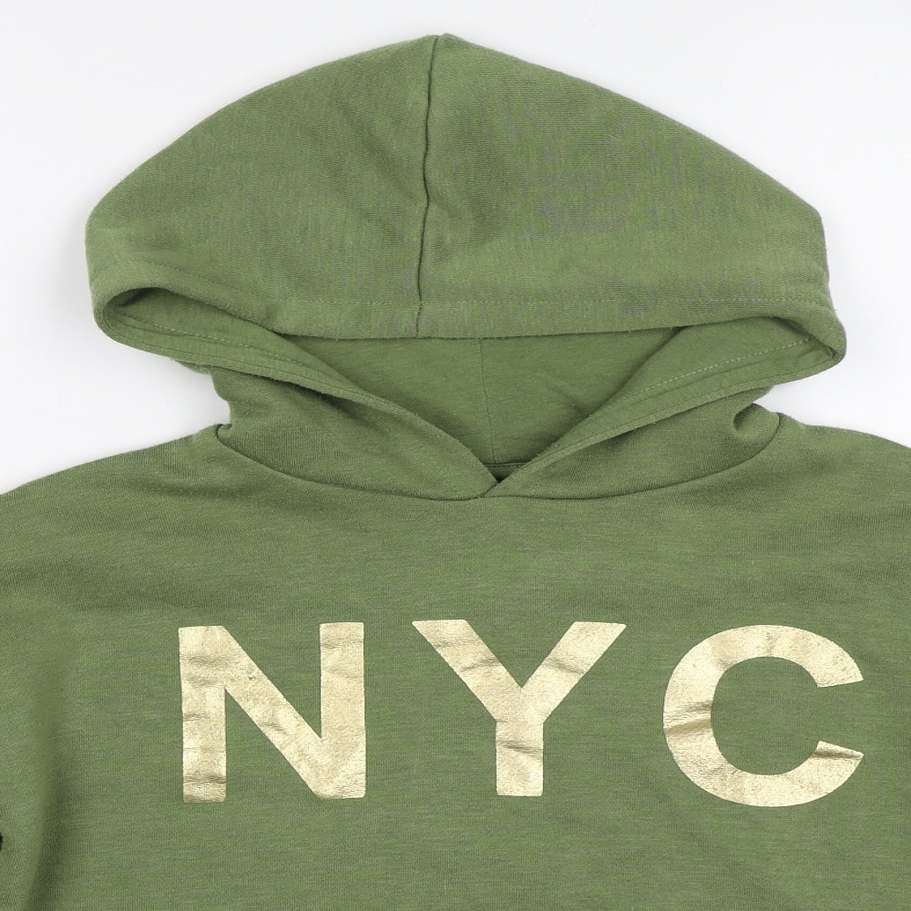Primark Girls Green   Pullover Hoodie Size 11-12 Years