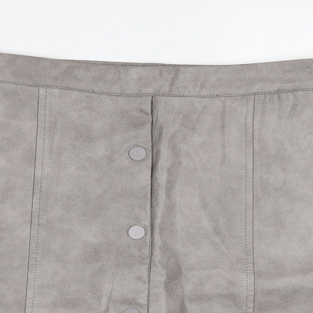 JCL Womens Grey   A-Line Skirt Size M