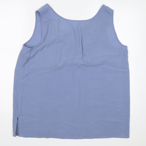 Match Set Womens Blue   Basic Blouse Size 18
