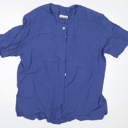 Gerry Weber Womens Blue   Basic Button-Up Size 42