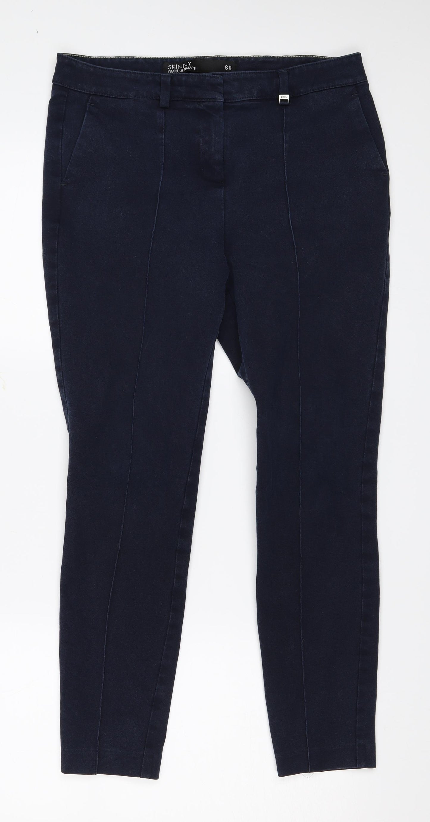 NEXT Womens Blue  Denim Skinny Jeans Size 8 L25 in