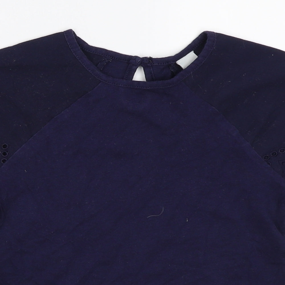 TU Girls Blue   Basic T-Shirt Size 5 Years