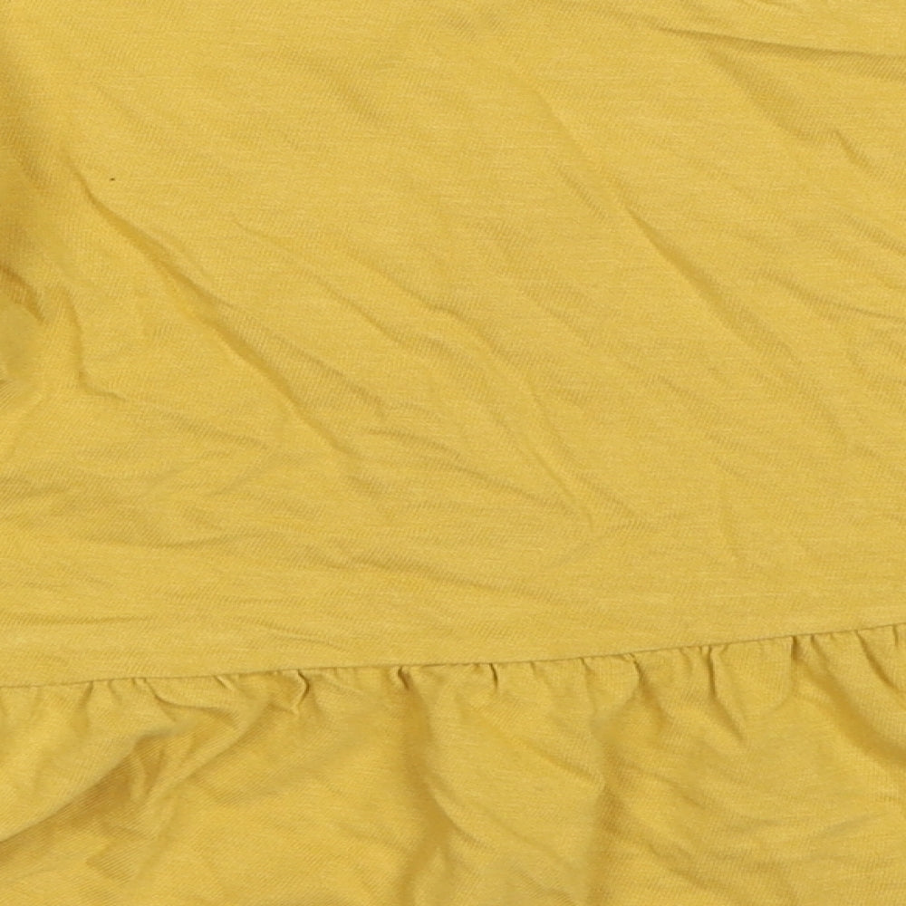 TU Girls Yellow   Basic T-Shirt Size 3-4 Years