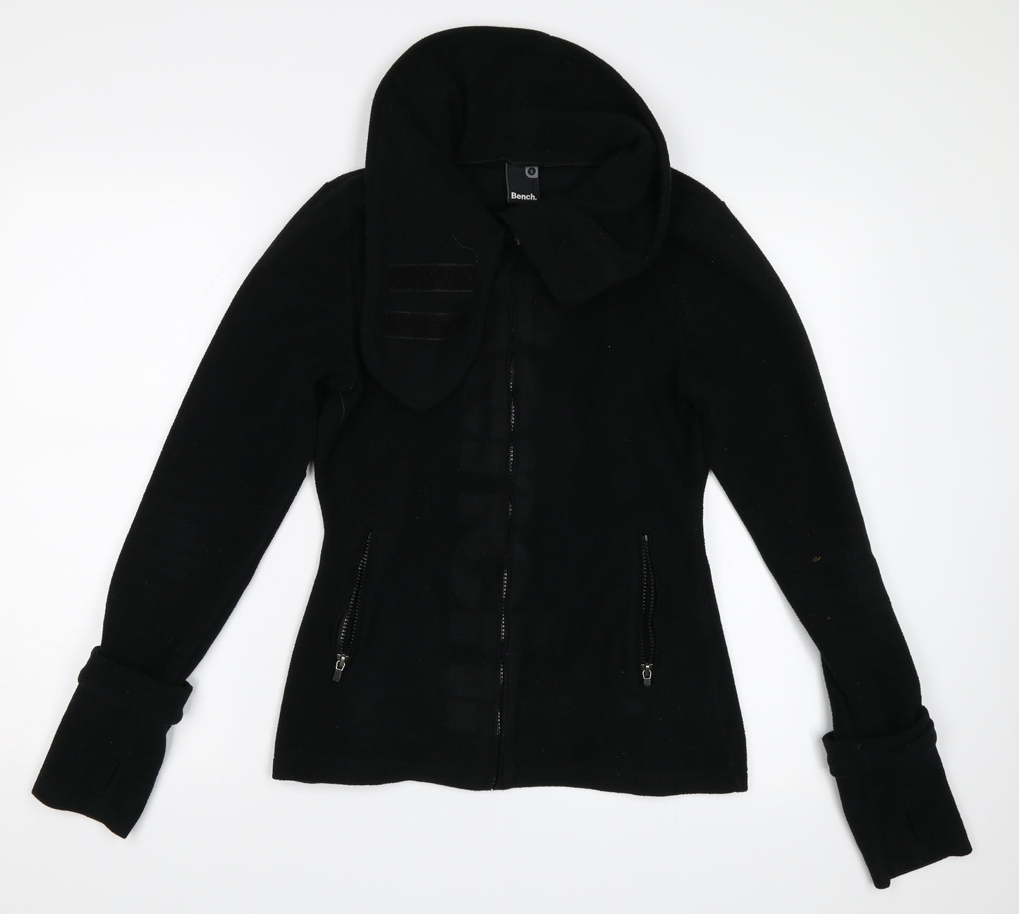 Bench Womens Black  Fleece Jacket  Size S