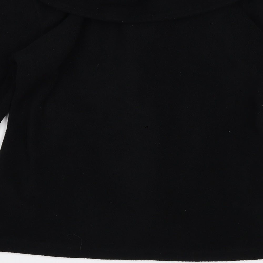 Bench Womens Black  Fleece Jacket  Size S