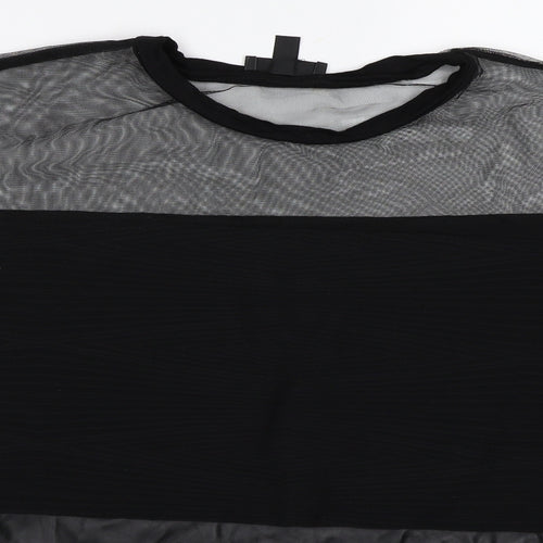 Topshop Womens Black   Basic Blouse Size 8