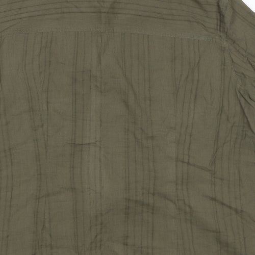 Marks and Spencer Womens Green   Basic Button-Up Size 18