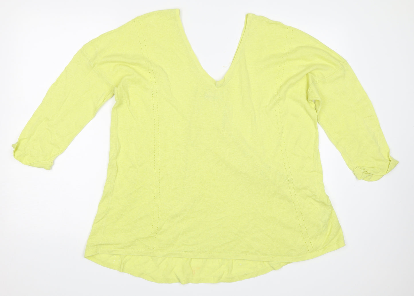 Preworn Womens Yellow   Pullover Jumper Size 14