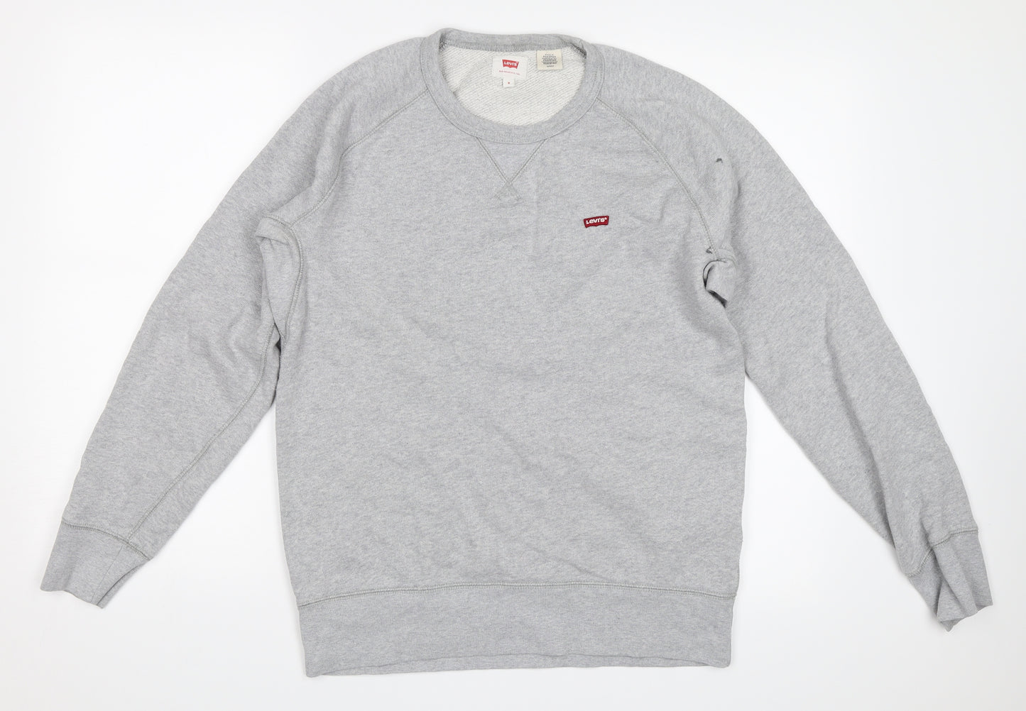 Levi's Mens Grey   Pullover Sweatshirt Size S