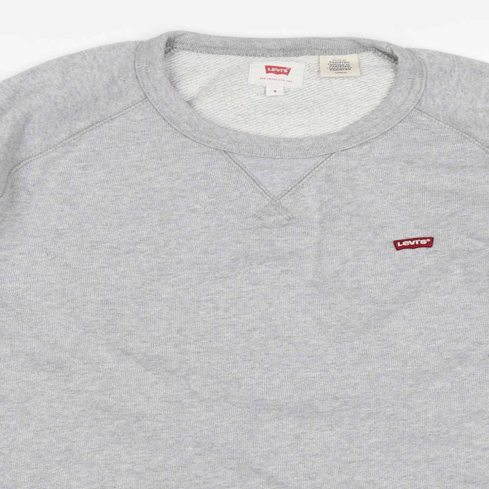 Levi's Mens Grey   Pullover Sweatshirt Size S