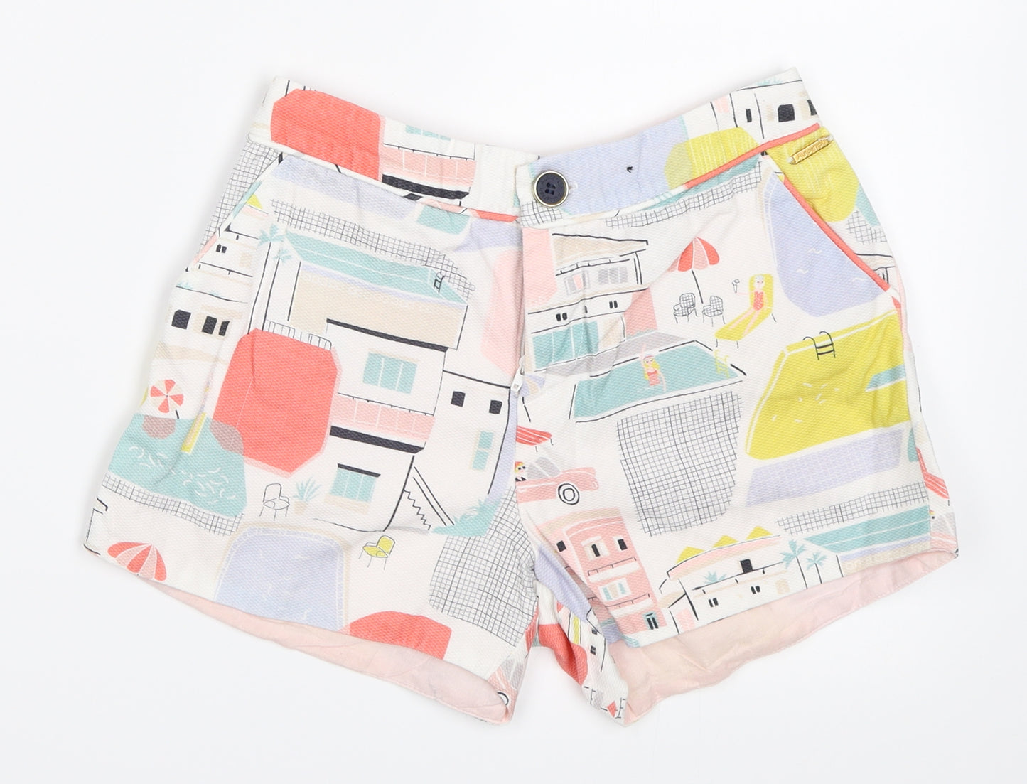Autograph Girls White   Bermuda Shorts Size 8-9 Years