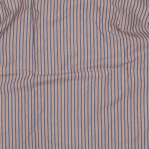 Shannon Mens Red Striped   Button-Up Size 2XL