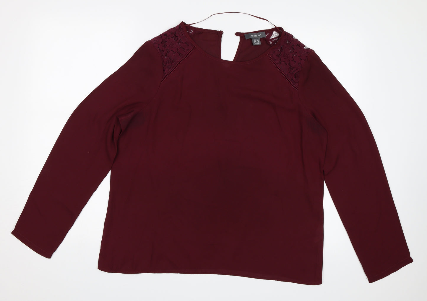 Primark Womens Purple   Basic Blouse Size 14