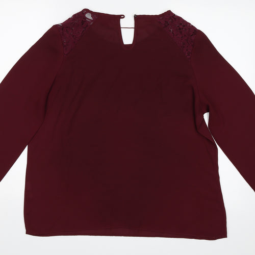 Primark Womens Purple   Basic Blouse Size 14