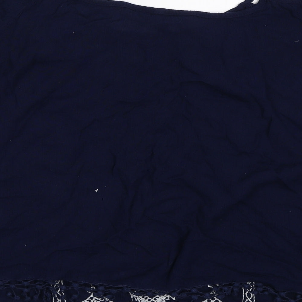 New Look Womens Blue   Basic Blouse Size 10