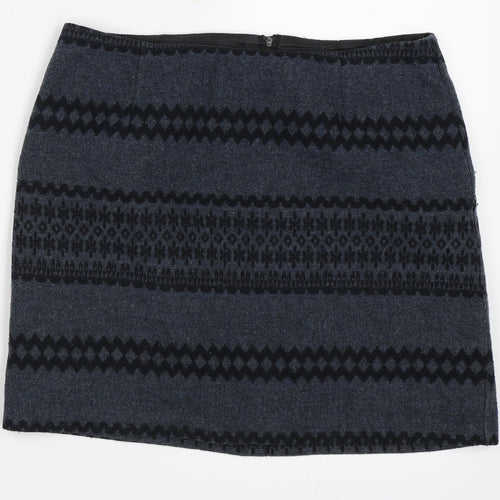 New Look Womens Blue   Mini Skirt Size 8