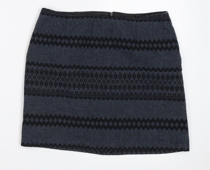 New Look Womens Blue Mini Skirt Size 8