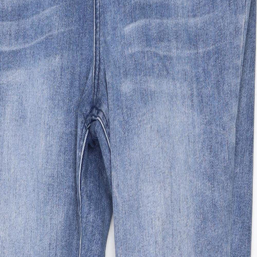 Very Womens Blue  Denim Skinny Jeans Size 14 L28 in