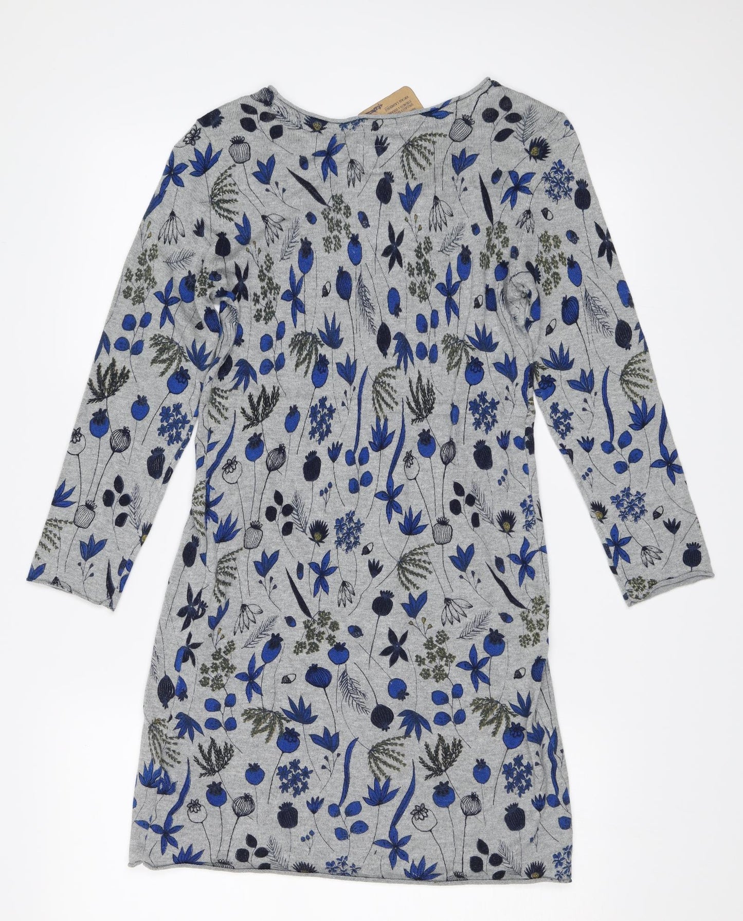 Mantaray Womens Grey   Jumper Dress  Size 8