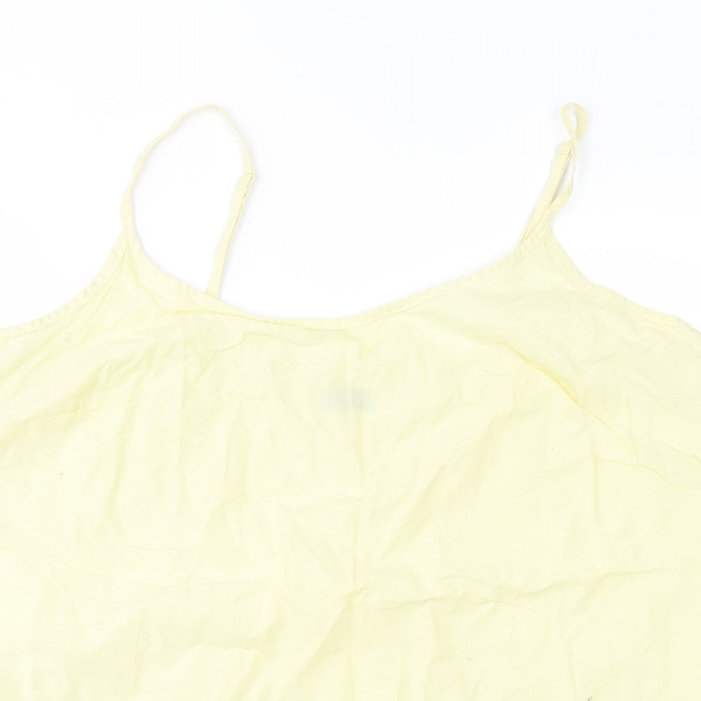 F&F Womens Yellow   Camisole Blouse Size 16
