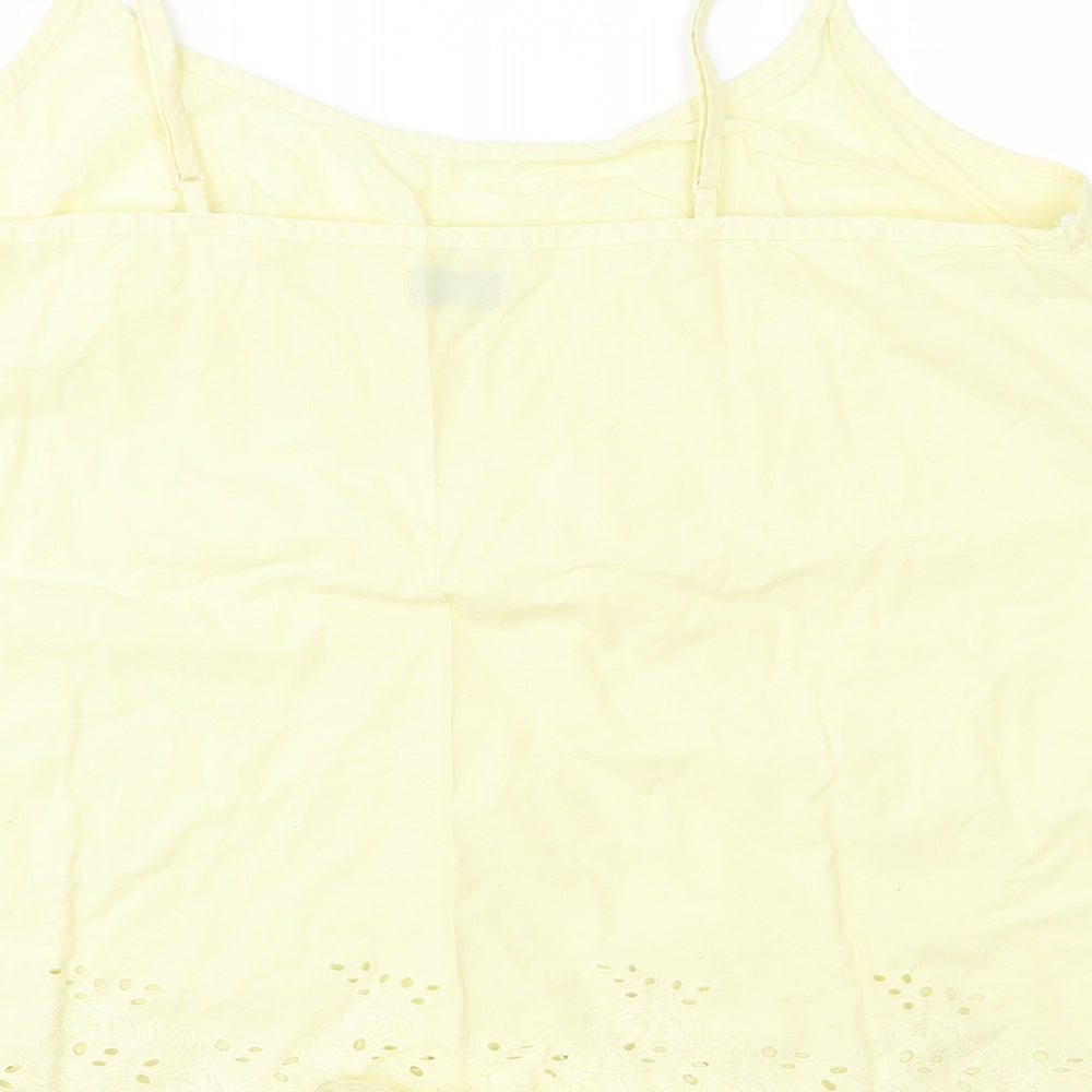 F&F Womens Yellow   Camisole Blouse Size 16