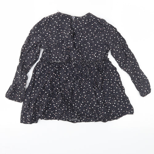 George Girls Grey Spotted  Fit & Flare  Size 5-6 Years