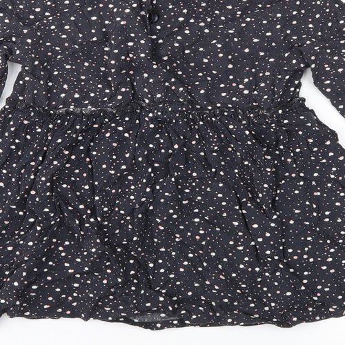 George Girls Grey Spotted  Fit & Flare  Size 5-6 Years
