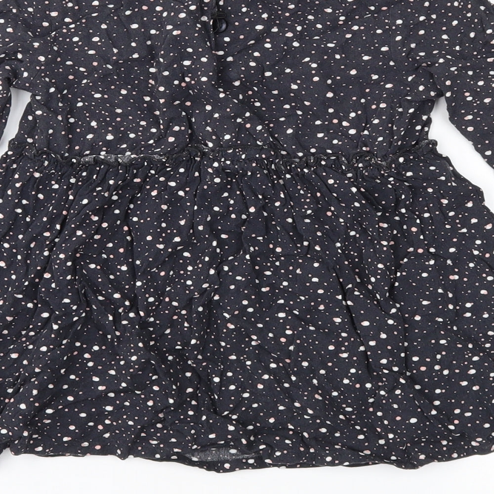 George Girls Grey Spotted  Fit & Flare  Size 5-6 Years