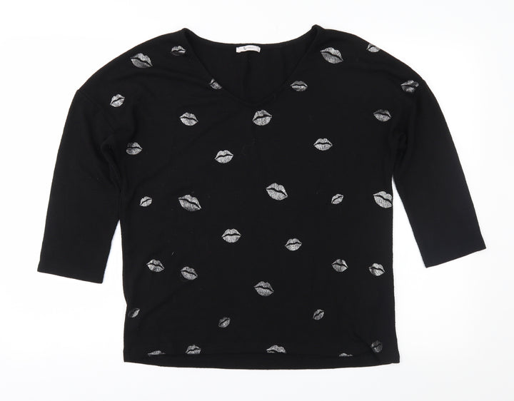 TU Womens Black   Pullover Jumper Size 10