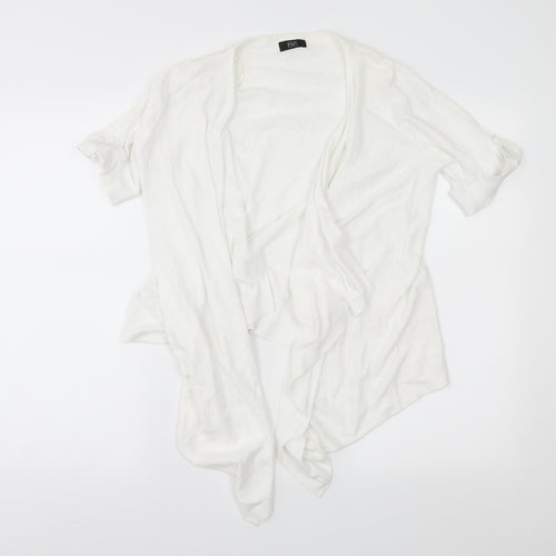 F&F Womens White   Cardigan Jumper Size 10