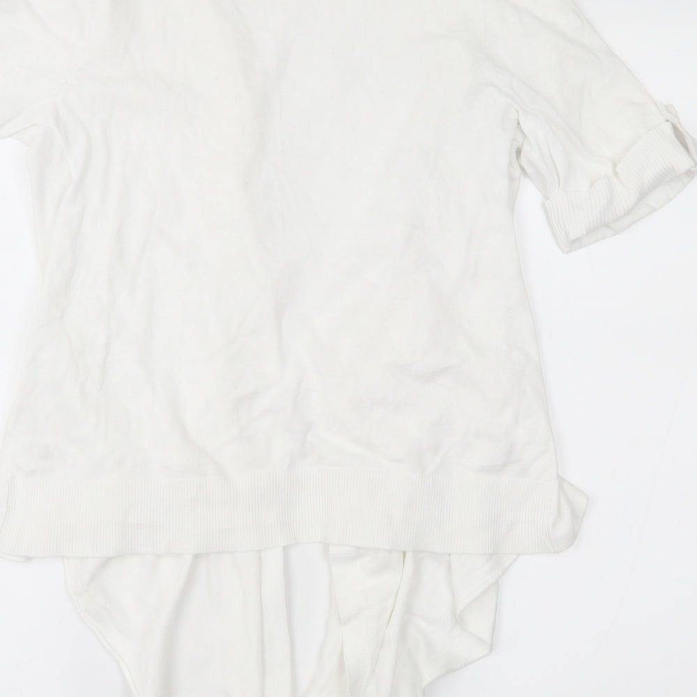 F&F Womens White   Cardigan Jumper Size 10