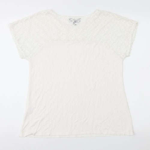 Saloos Womens White   Basic Blouse Size 16