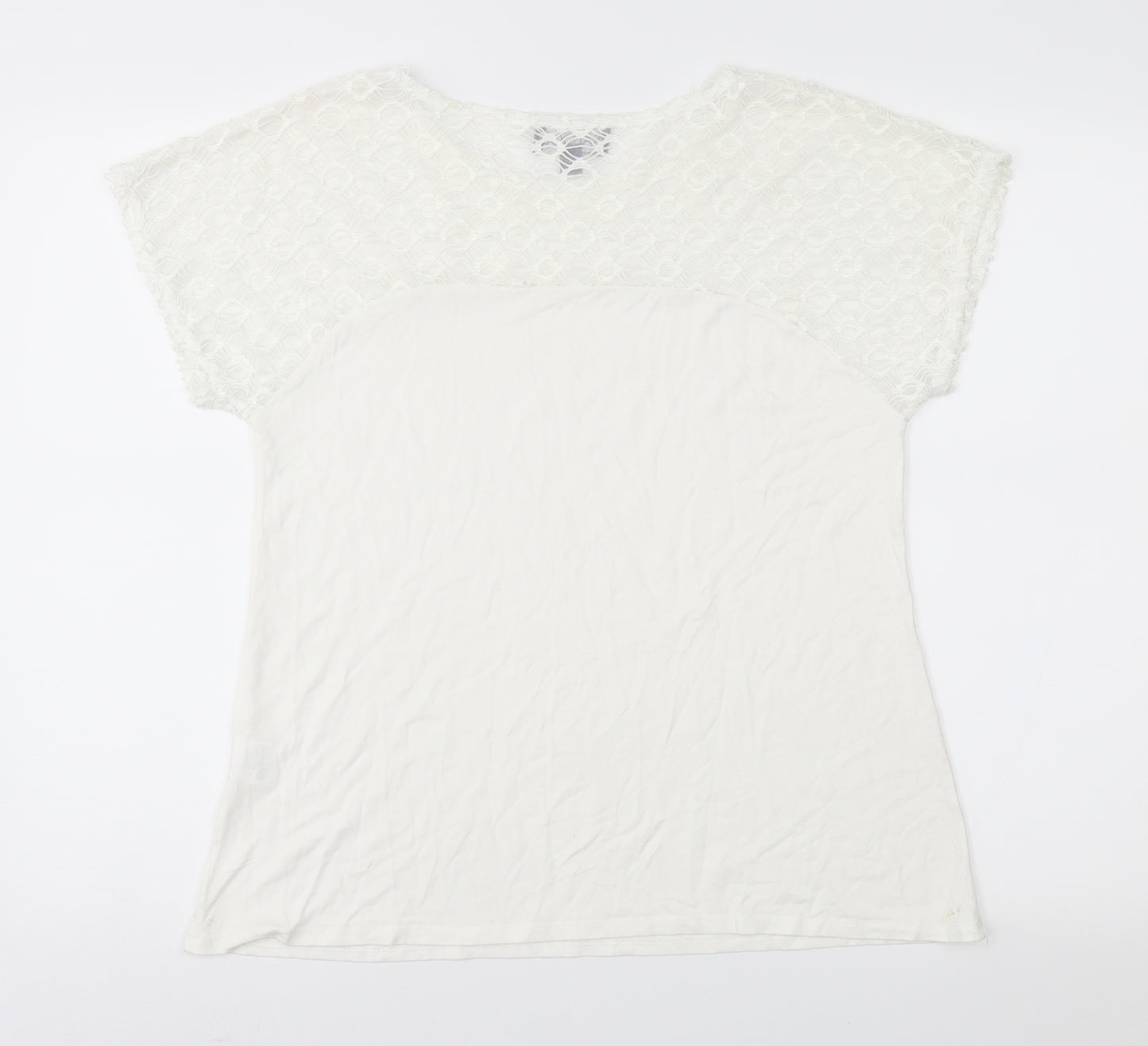 Saloos Womens White   Basic Blouse Size 16