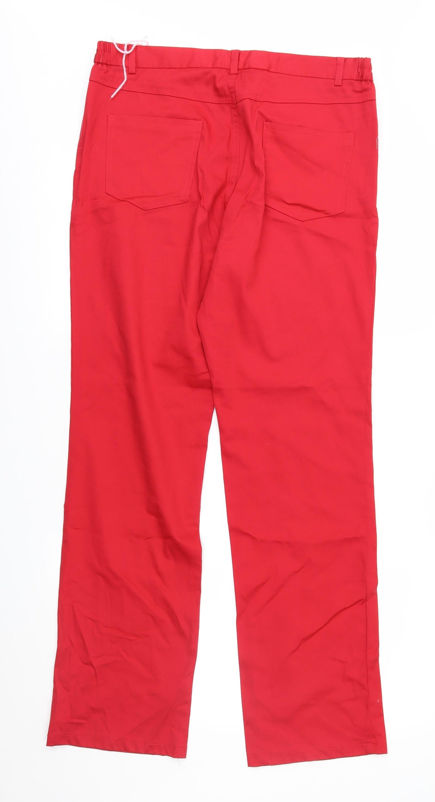 Gerard Womens Red   Chino Trousers Size 12 L30 in