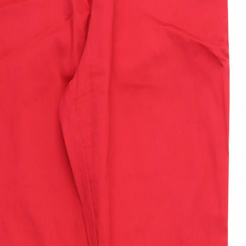Gerard Womens Red   Chino Trousers Size 12 L30 in