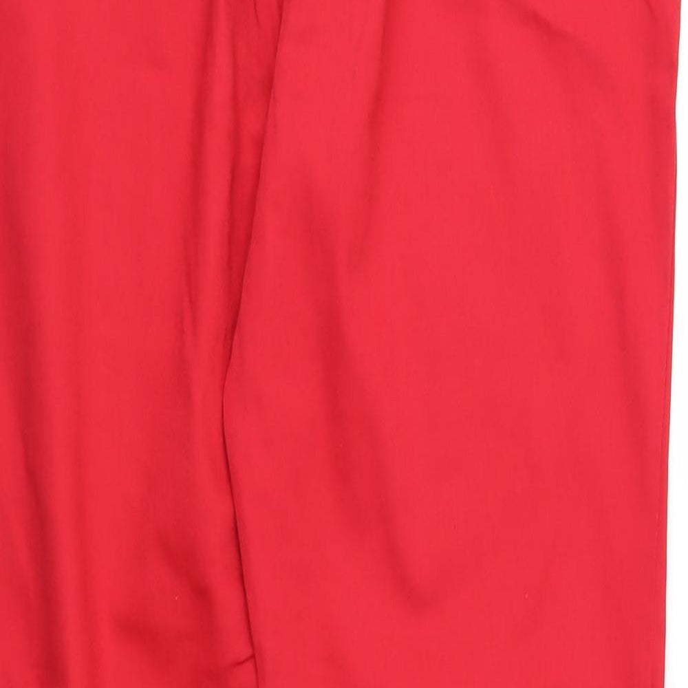 Gerard Womens Red   Chino Trousers Size 12 L30 in