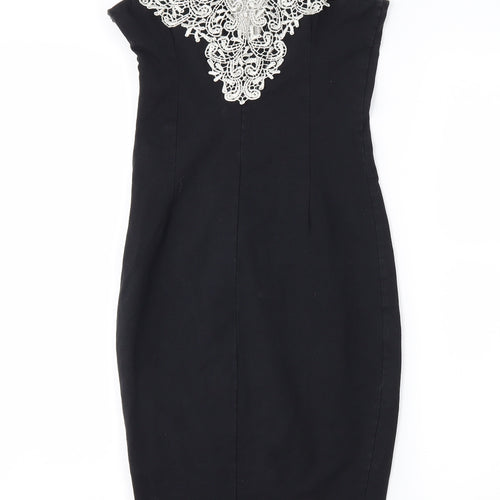 AX Paris Womens Black   Sheath  Size 8