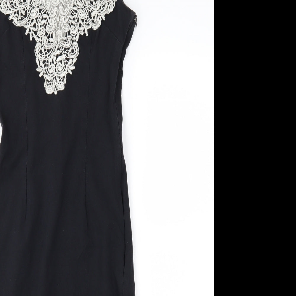 AX Paris Womens Black   Sheath  Size 8